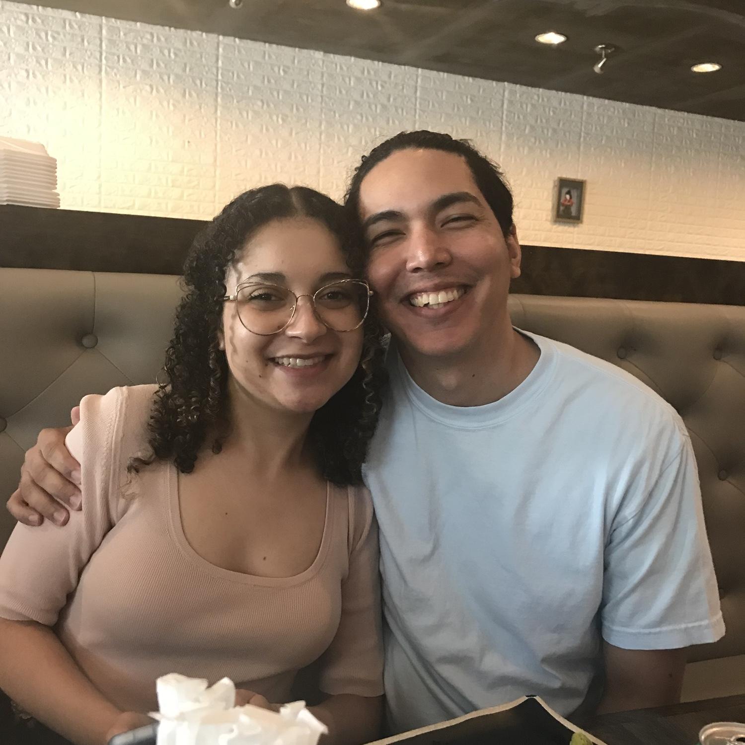 At one of our favorite sushi places.