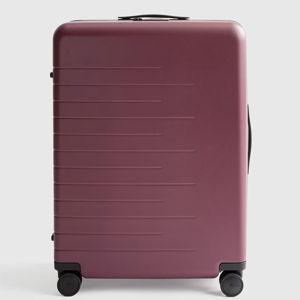 Large Check-In Suitcase in Wine
