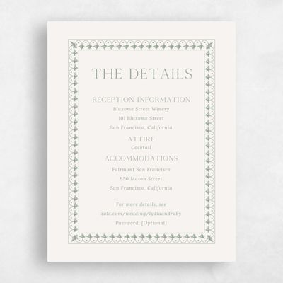 Sage, Green Wedding Enclosure - Giselle