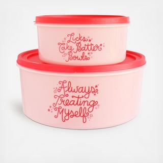 Always Treat Myself Storage Containers, Set of 2