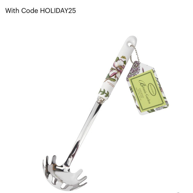 Botanic Garden Pasta Spoon, Magnolia