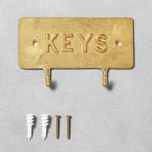 Brass Key Hook Sign - Hearth & Hand™ with Magnolia