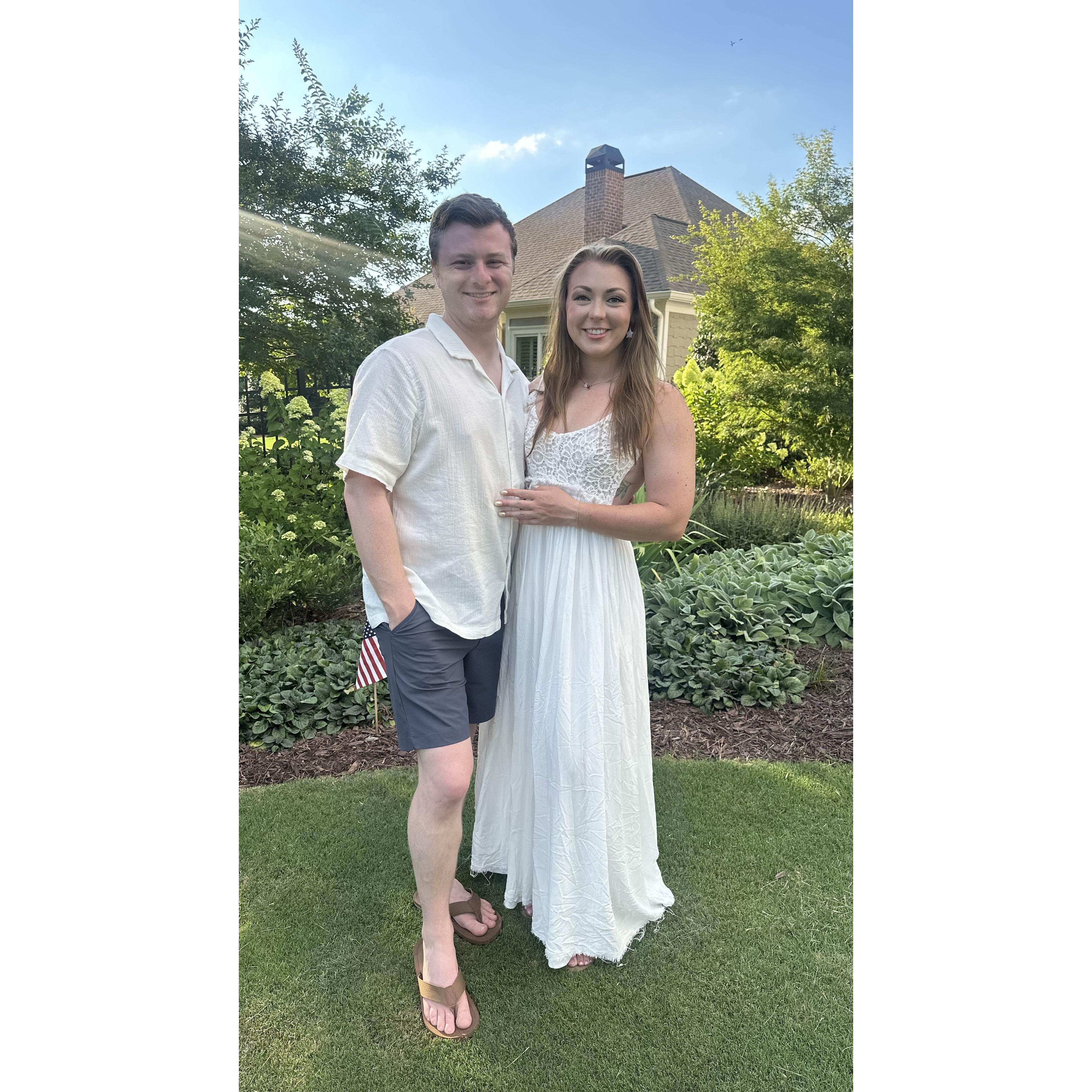 Our first 4th of July together