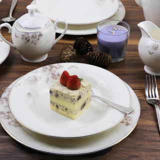 Cora 57-Piece Dinnerware Set, Service for 8