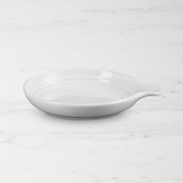 Le Creuset Signature Round Spoon Rest, White