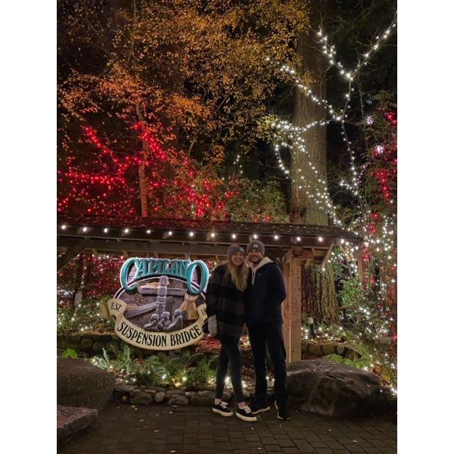 Chris brought Grace to Capistrano Suspension Bridge after he heard her say how much she would like to see it.
