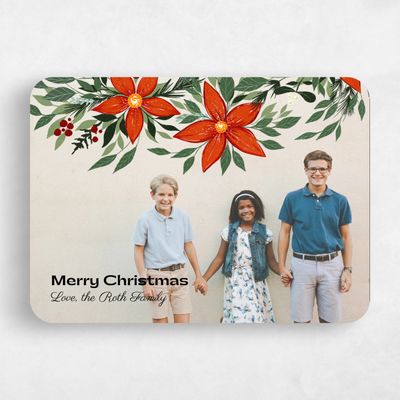 Black Rounded Holiday Card - Cadman Photo