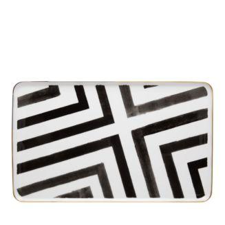 Vista Alegre Sol y Sombra by Christian Lacroix Rectangular Platter, 16.5"