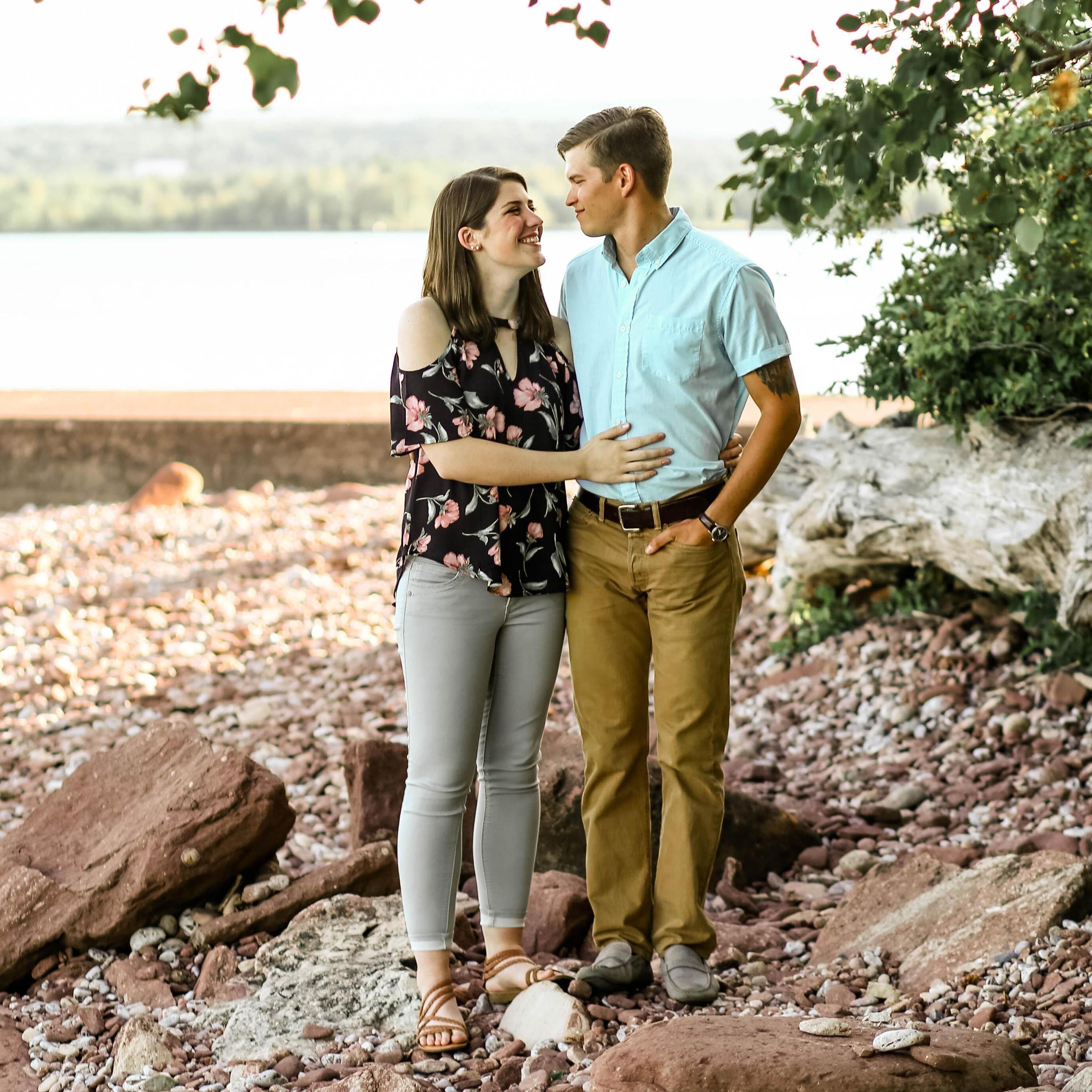 Engagement pictures Presque Isle 2019