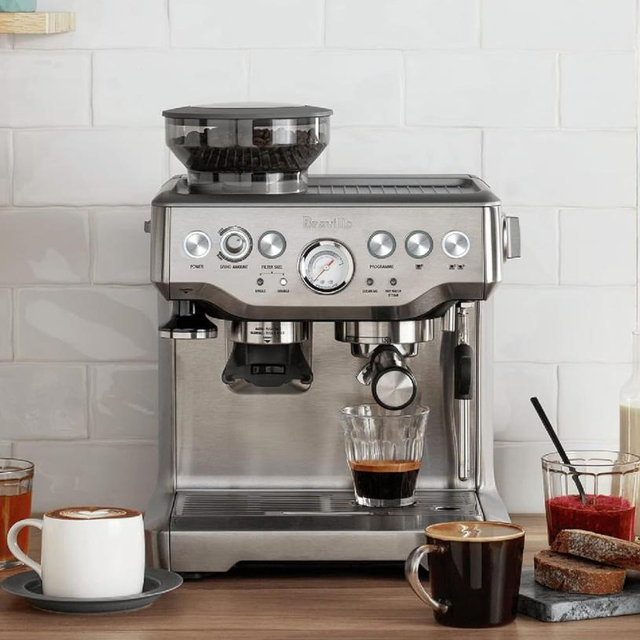 Breville Barista Express Espresso Machine BES870XL, Brushed Stainless Steel