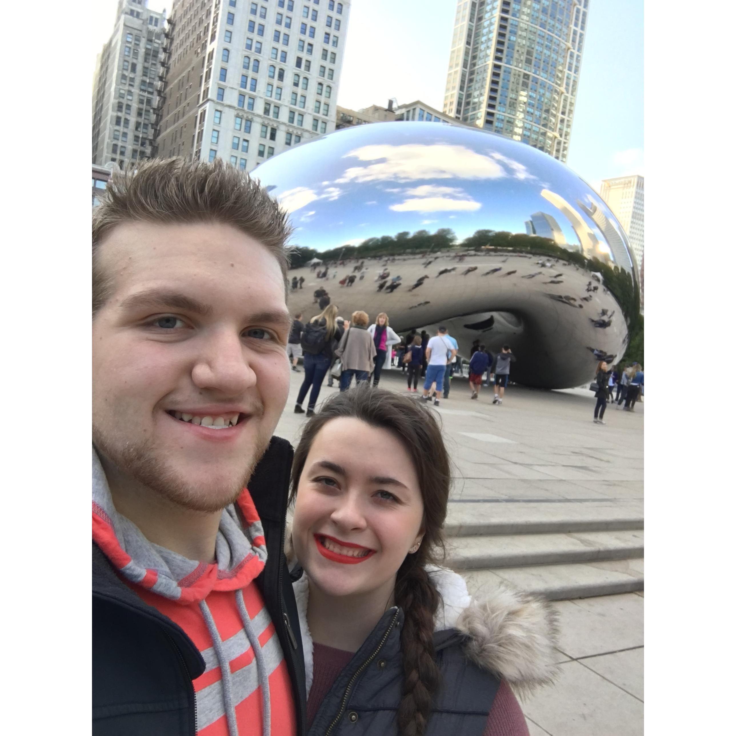 Our first ever road trip together. We went to Chicago!
