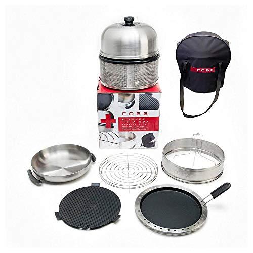 Cobb Kitchen in a Box with Premier Portable Grill and Cobb Cookbook