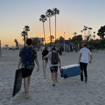 Fun times with the family in Long Beach