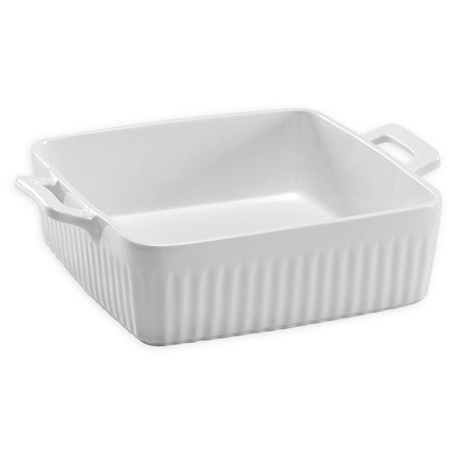 Over and Back® Benton 9.76-Inch Square Baker in White