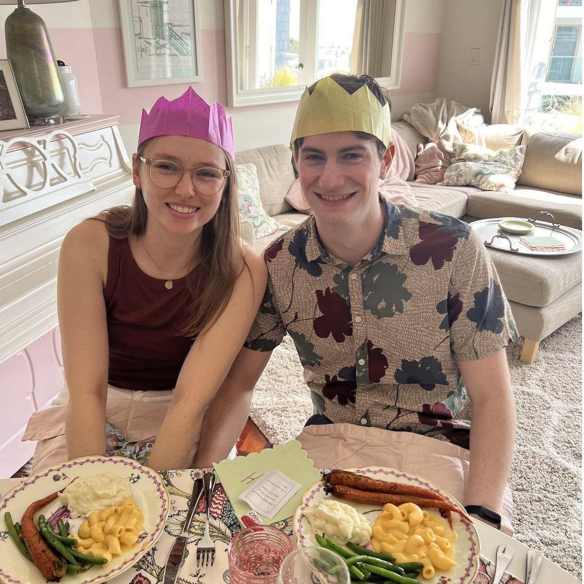Christmas dinner at Mimi's place