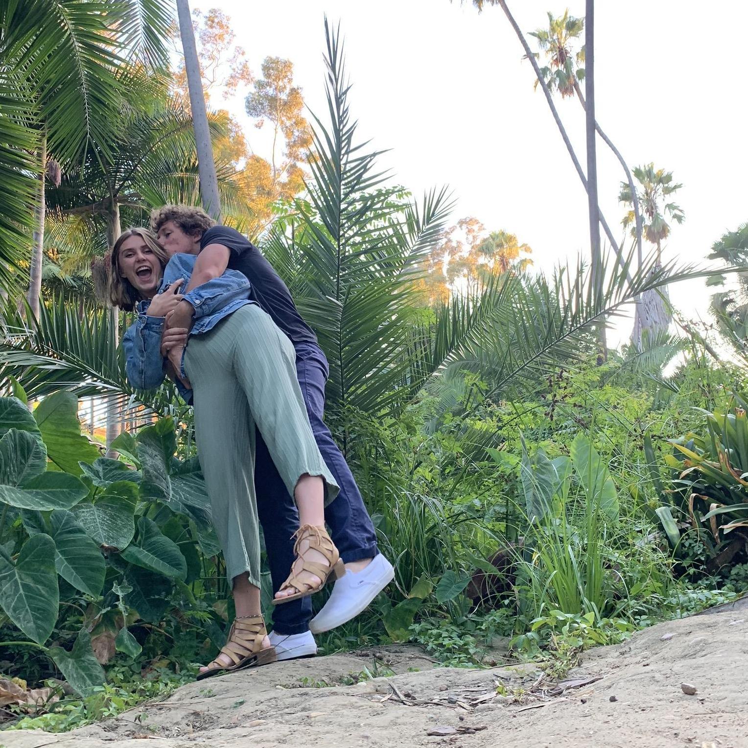 One year anniversary date in Balboa Park (8/29/2020)