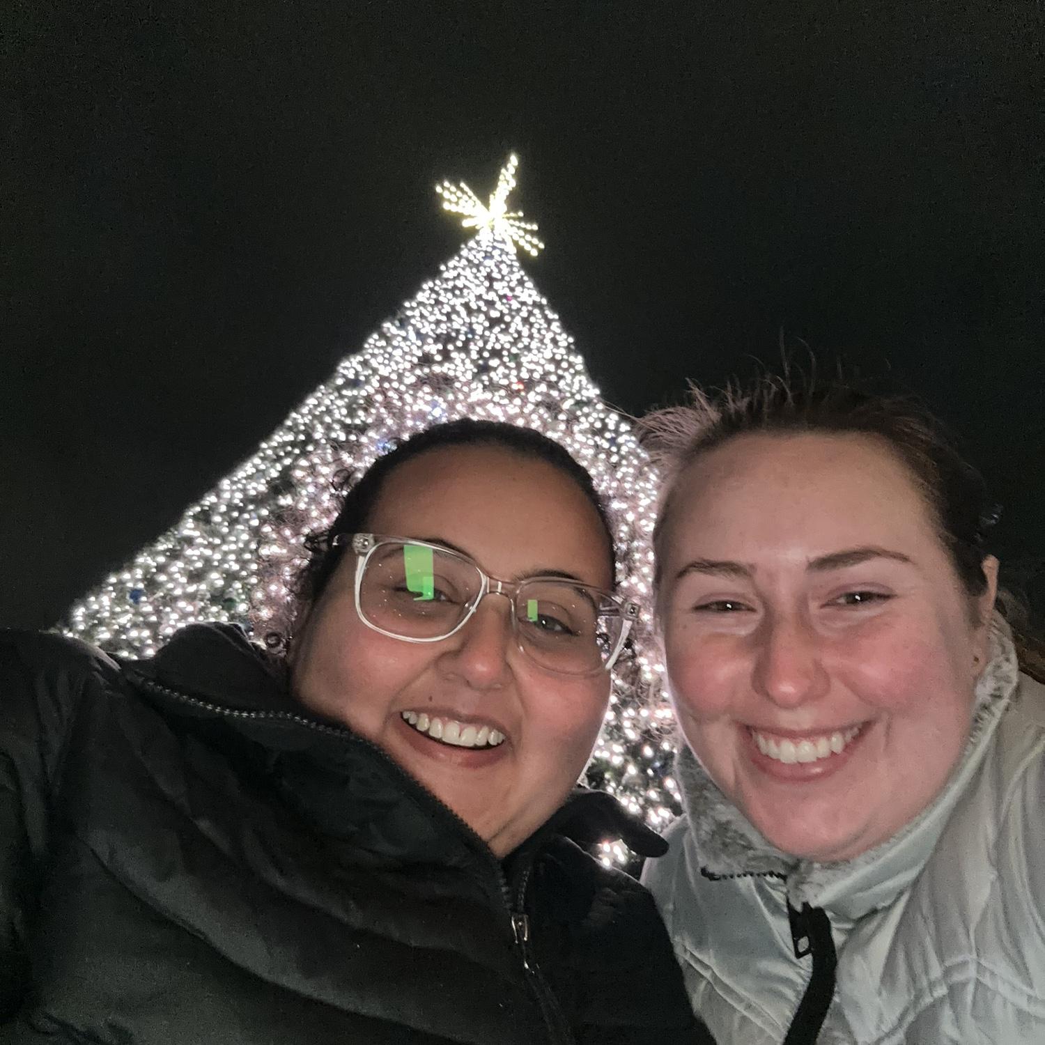 Went to a tree lighting festival