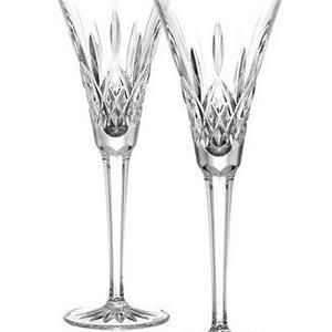 Waterford Lismore Toasting Flutes, Set of 2
