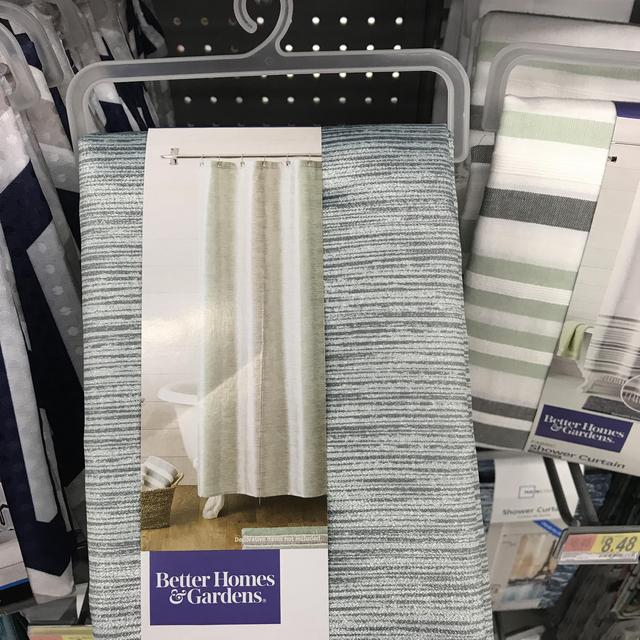 Shower curtain.   @ Walmart