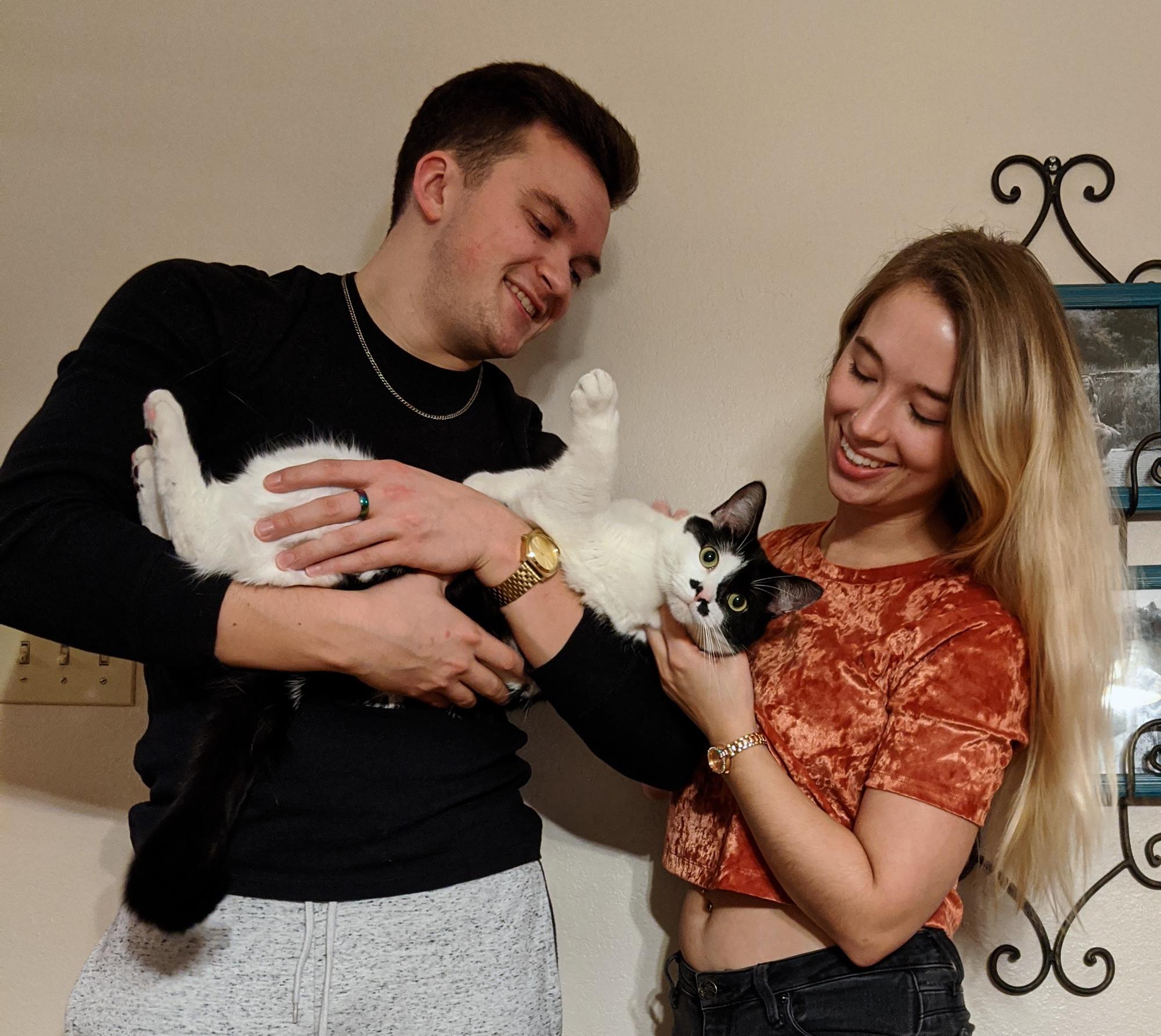 12.31.2019
New Year’s Eve 2019 with our kitty, Ollie.