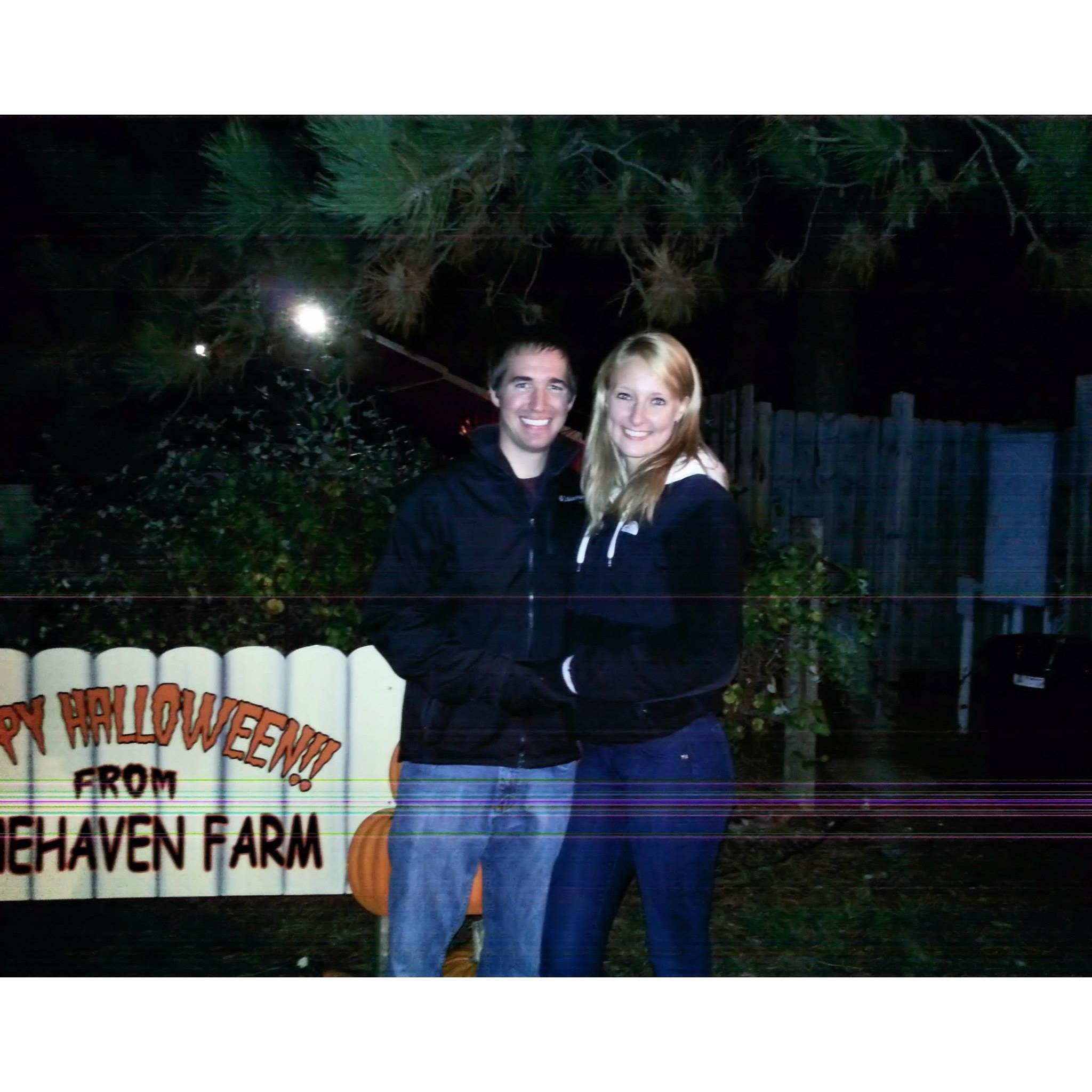 Our first picture together as a couple! We started officially dating 9/28/13.