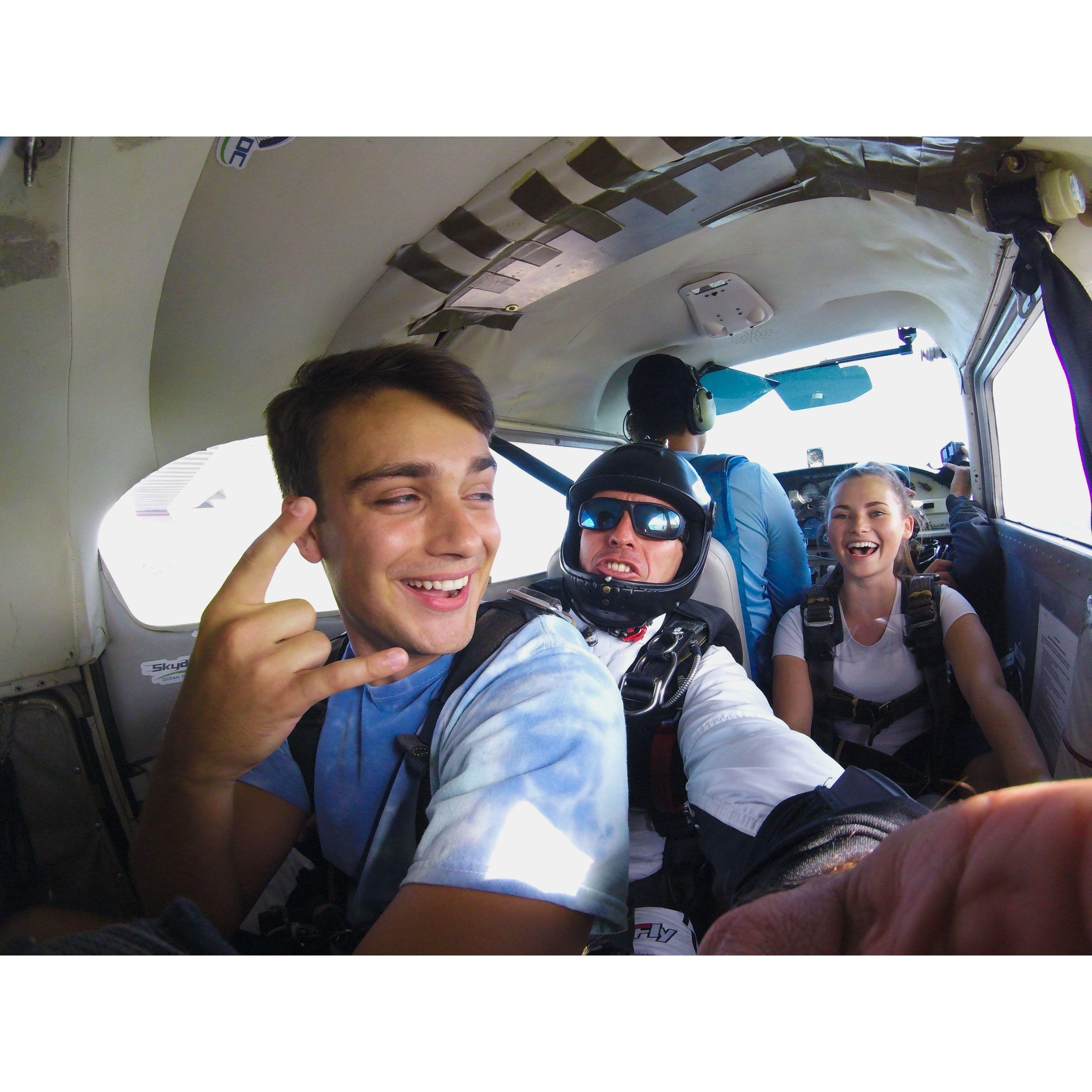 Skydiving for Carlie's 21st birthday!