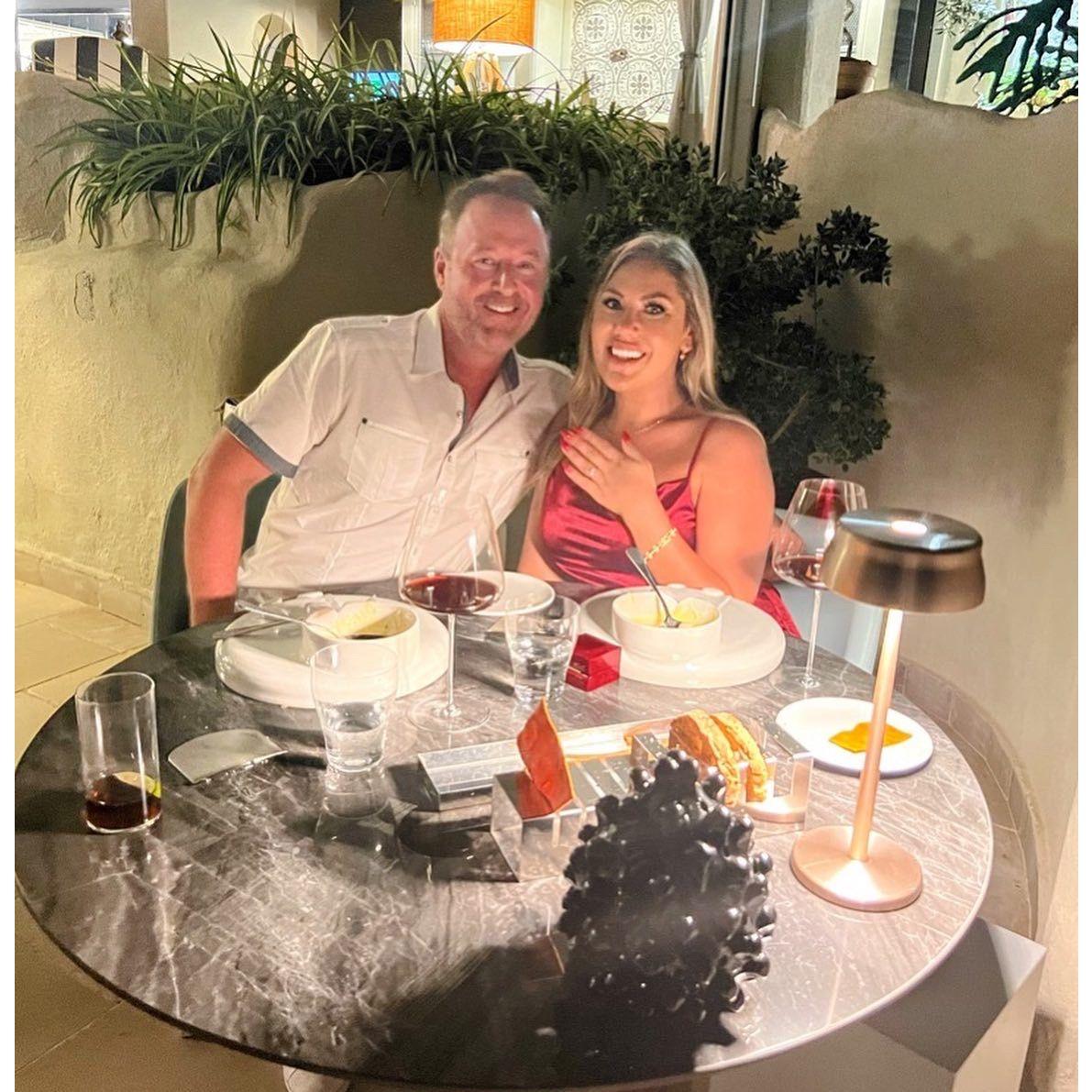 The night when Rick proposed to Julie in Sicily