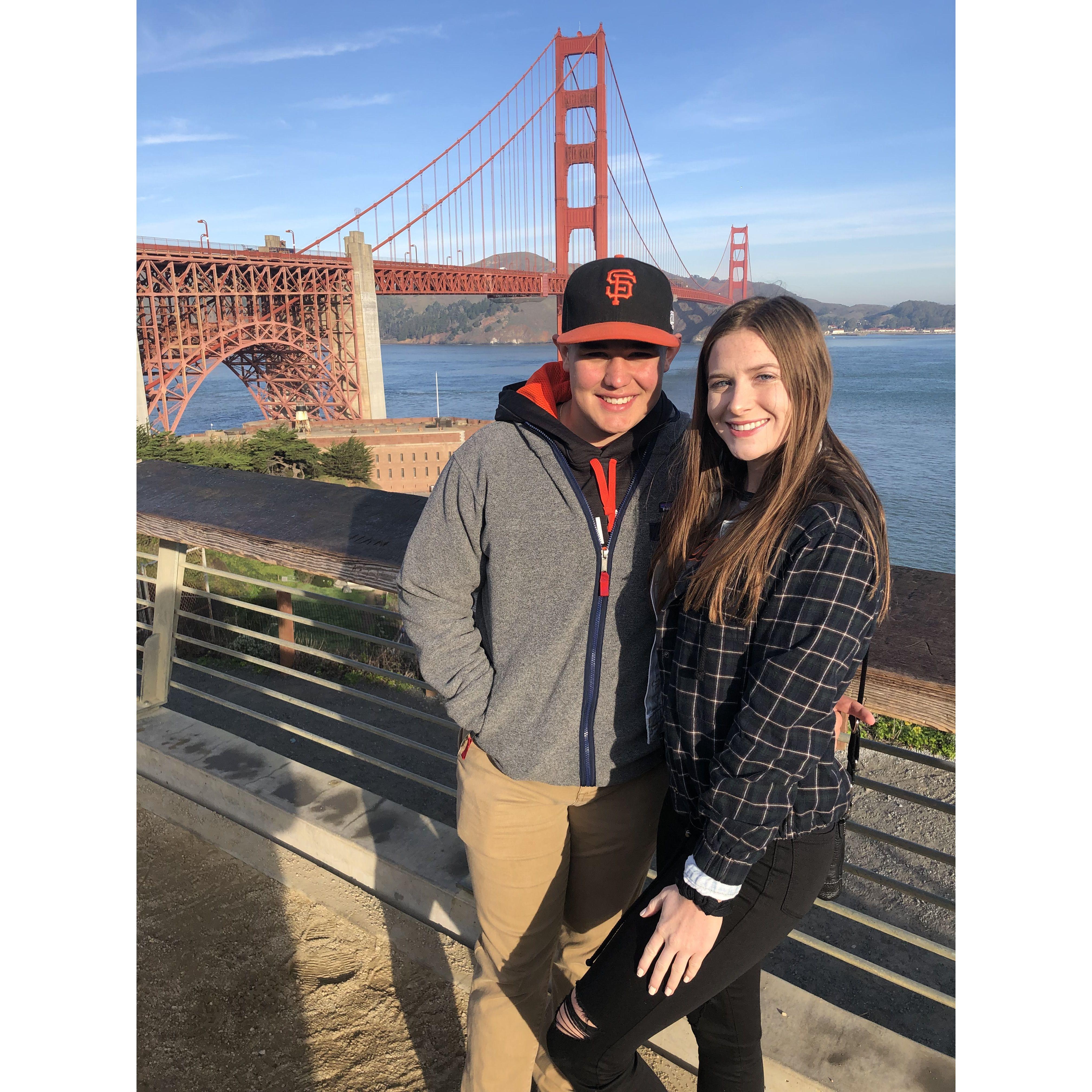 Brandi's first time in San Francisco!