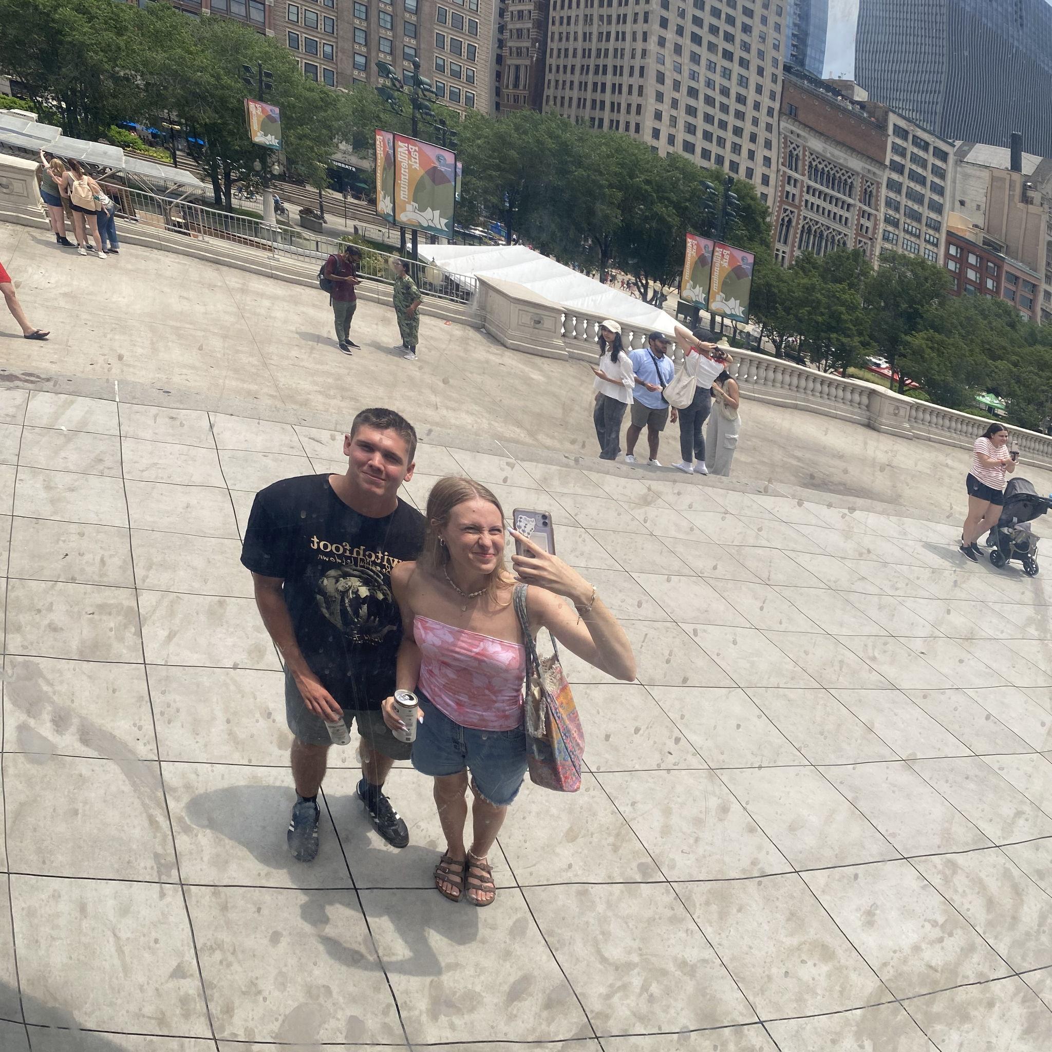 Visiting the bean in Chicago