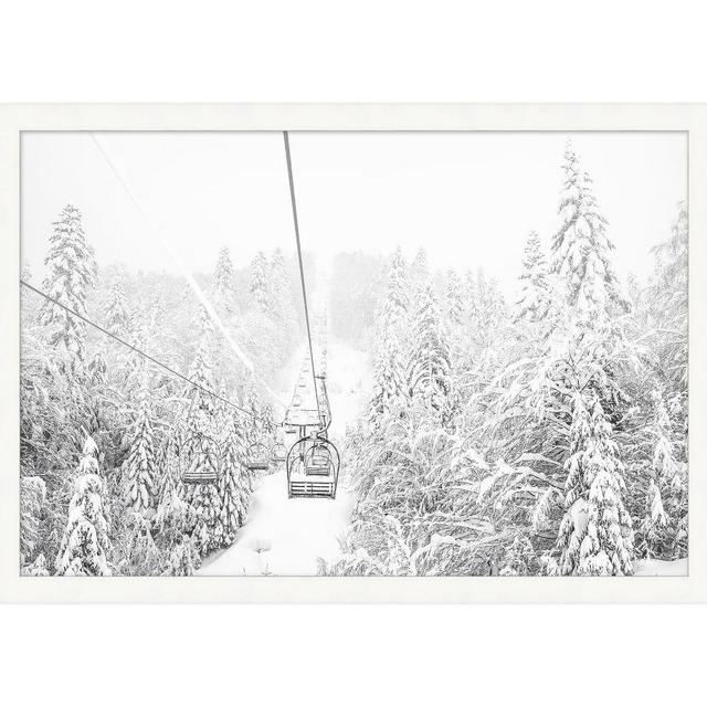 Ascending Ski Lift, Neutral, 39x27