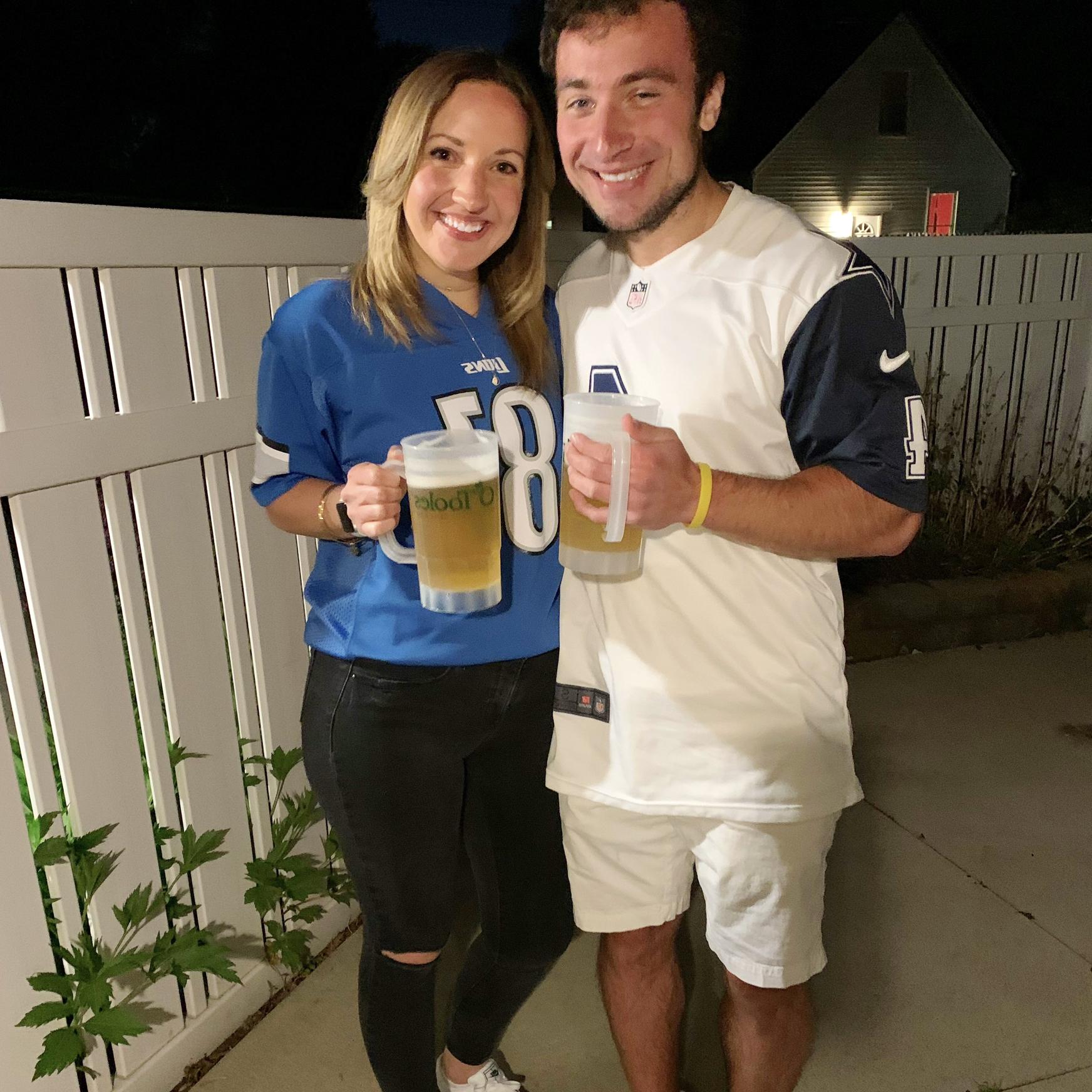 Our first picture together 💙 May 2021