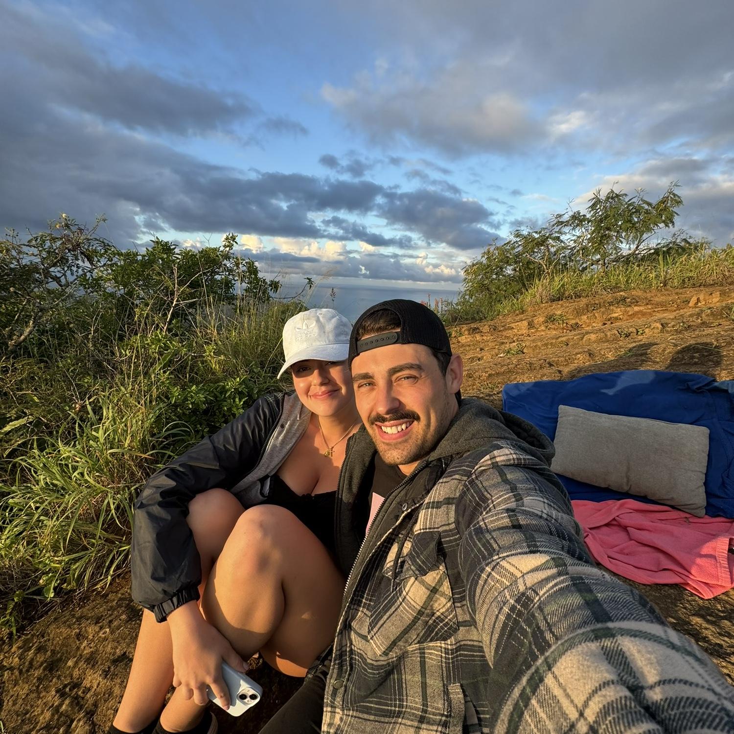 First hike together in Hawaii!
