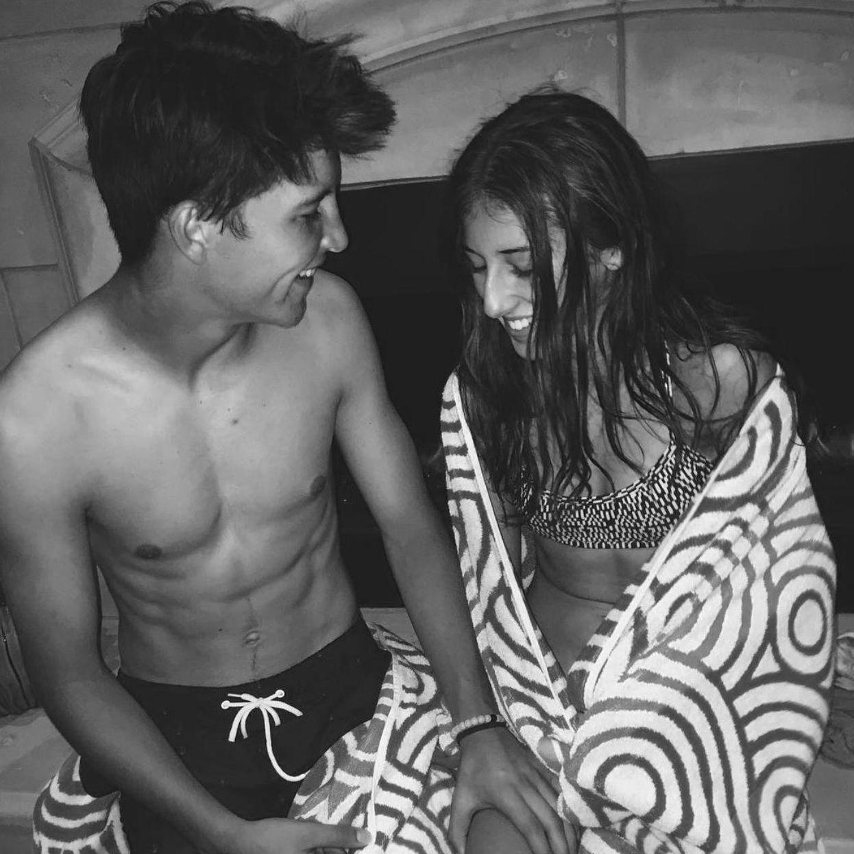 One of many nights at the Leonard's. We went night swimming, made s'mores, and Brandon strained a muscle from flexing too hard.