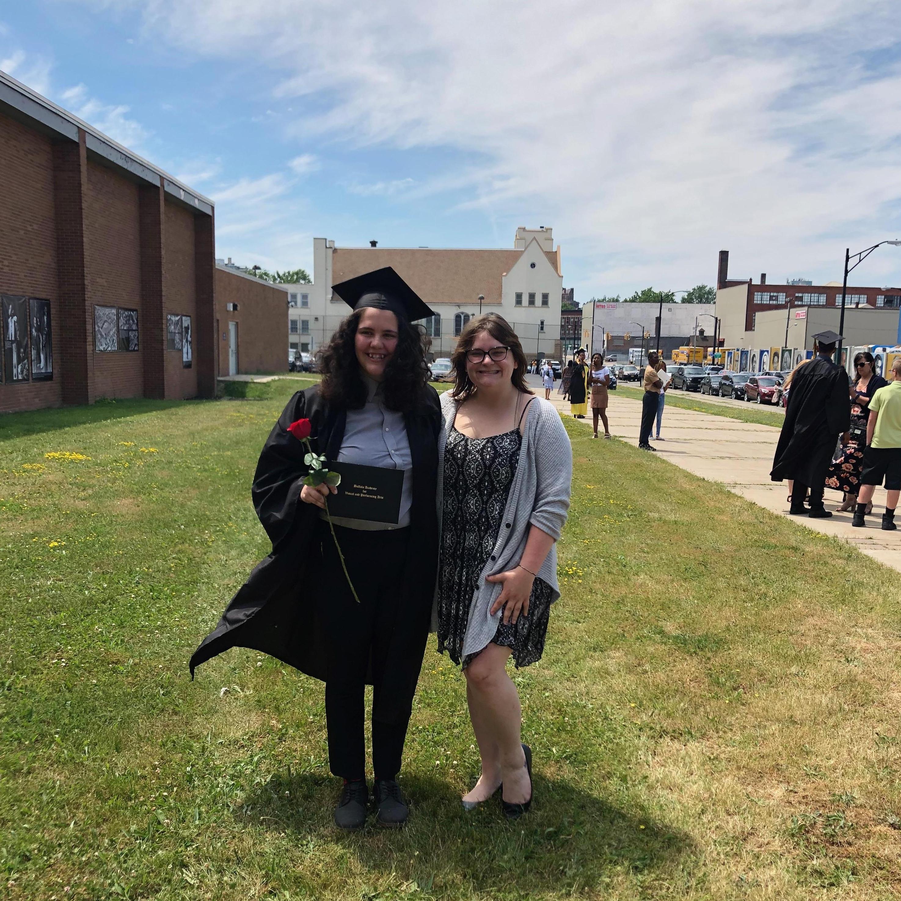 The day that Debbie graduated from High School.