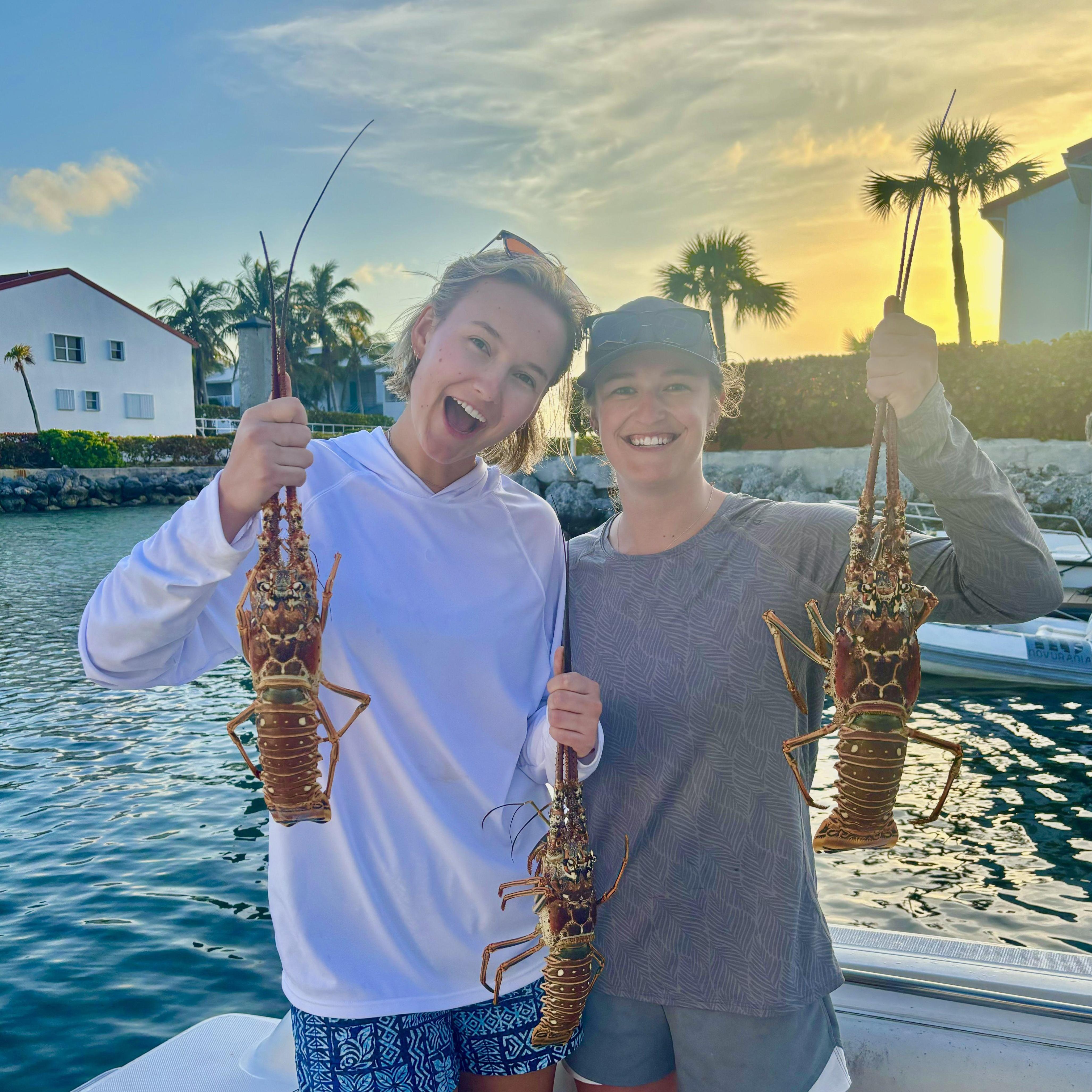 Our first trip together and Lillie's first spearfishing experience in South Bimini, Bahamas. March 2024.