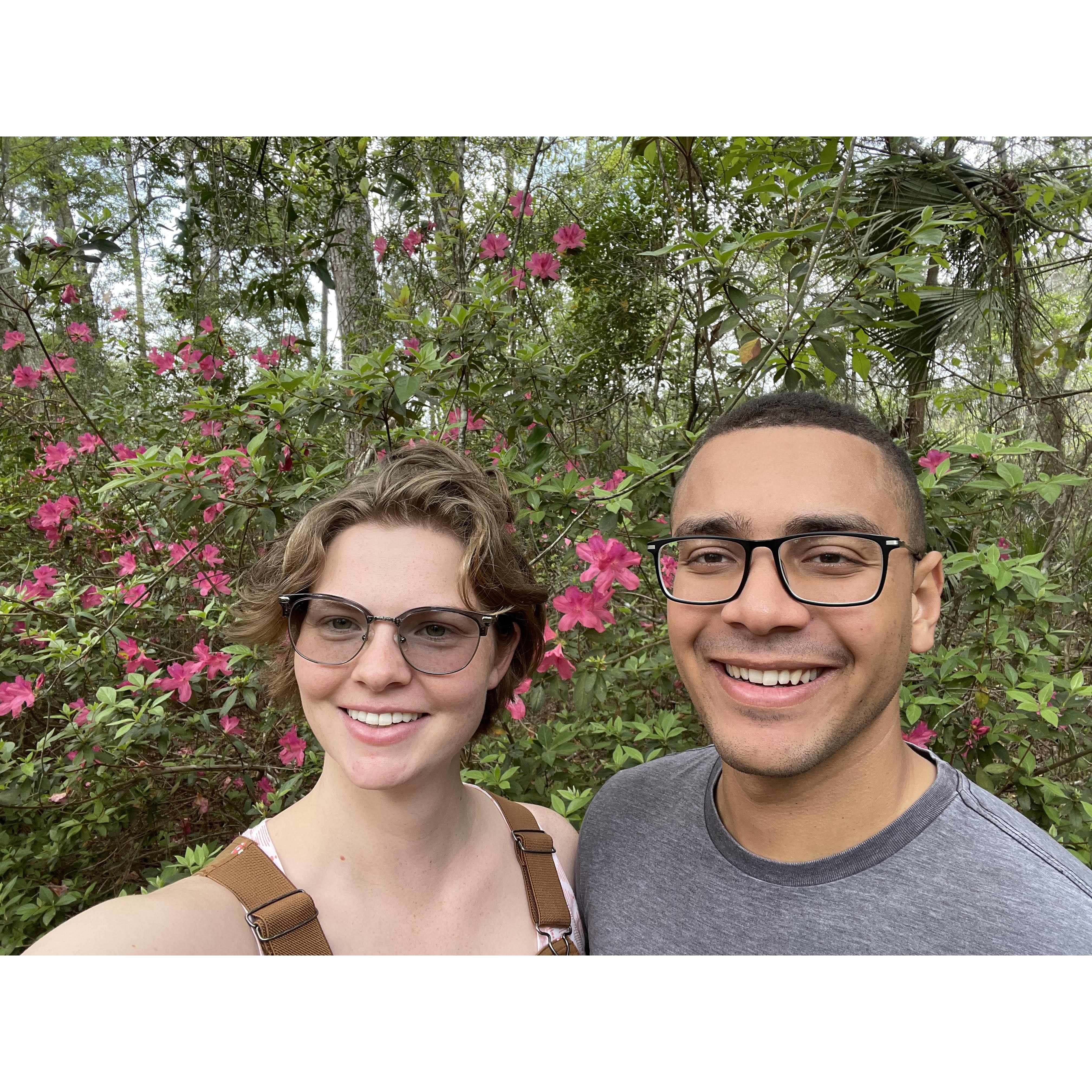 We accidentally won a scavenger hunt, and won a hat!