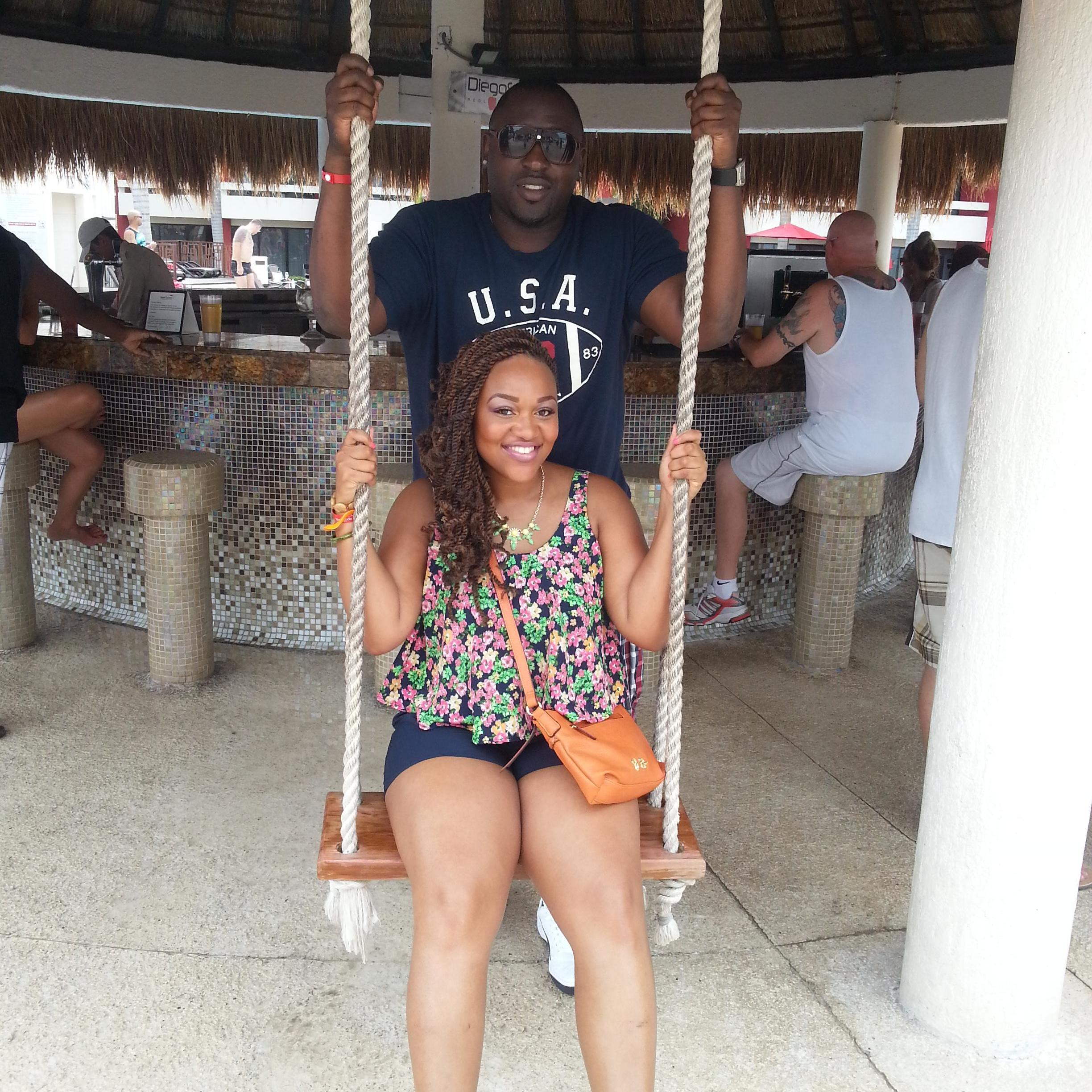 On vacation in Cancun