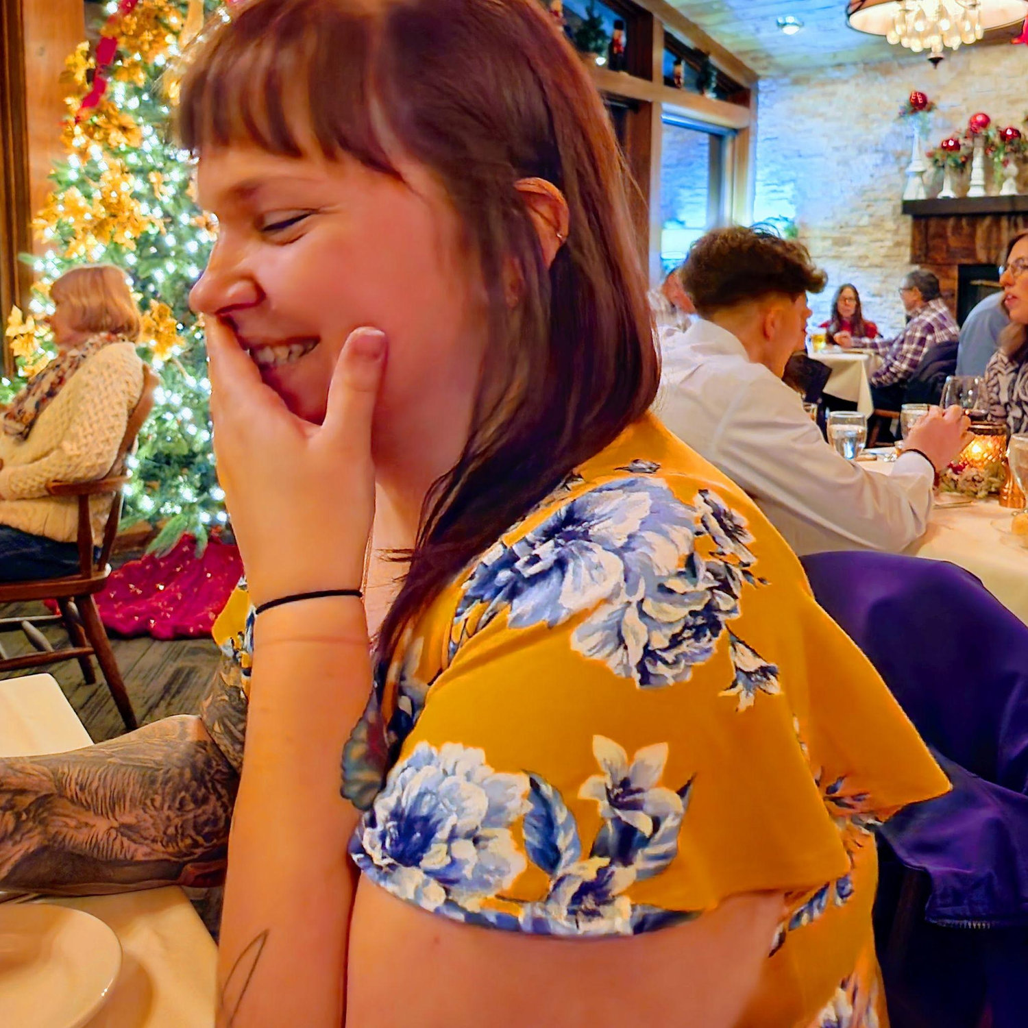 Caught this beautiful smile on a date!