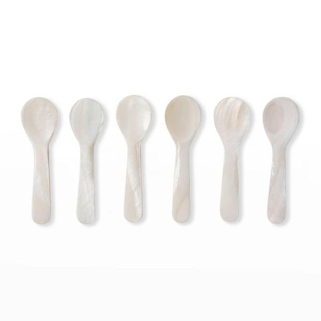 Mother-of-Pearl Caviar Spoons, Set of 6