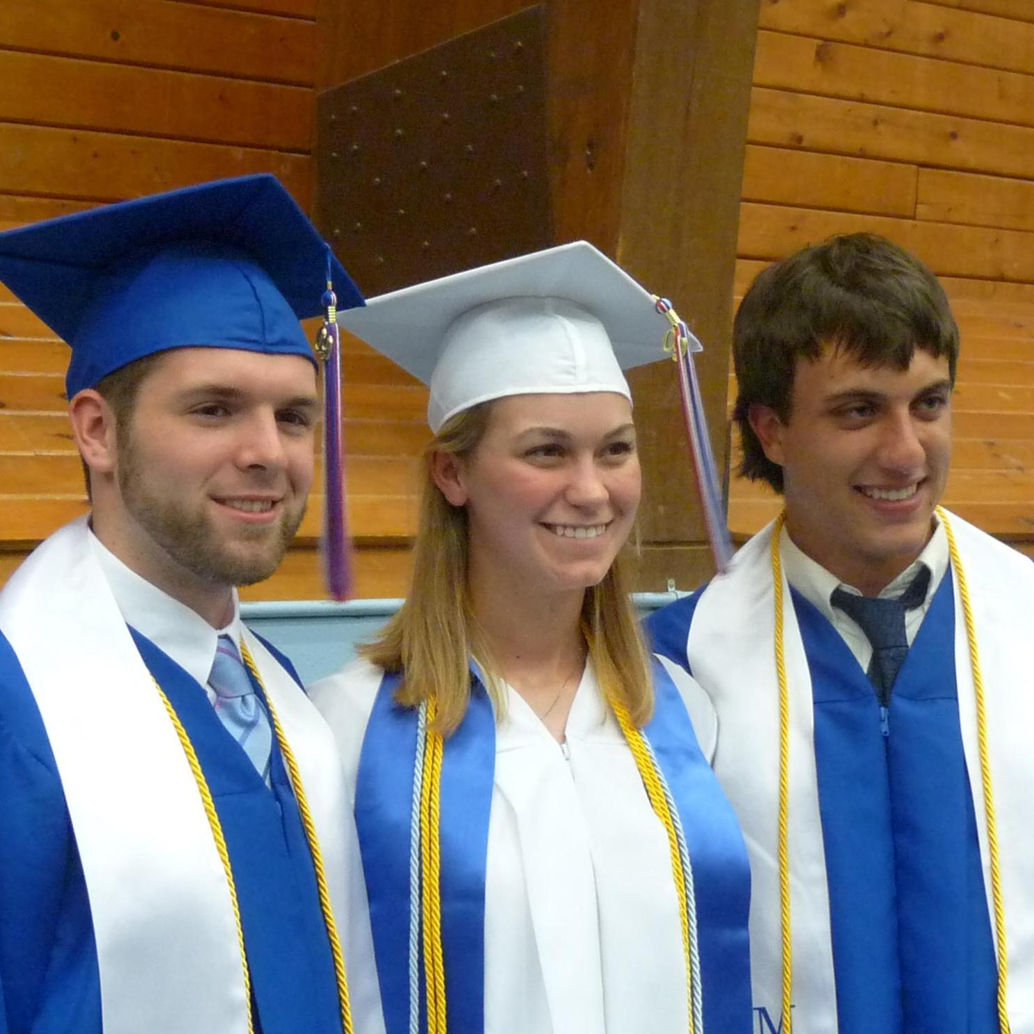 2009 - Graduation from Mt. Ararat High School with Best Man, Jack.