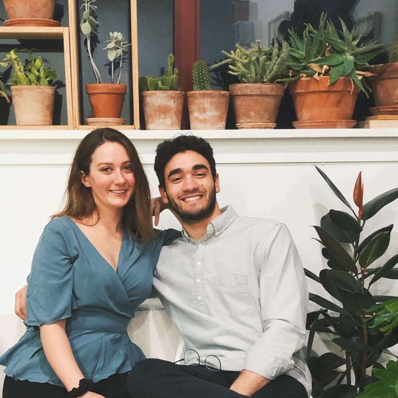 Our second pic together (probably)