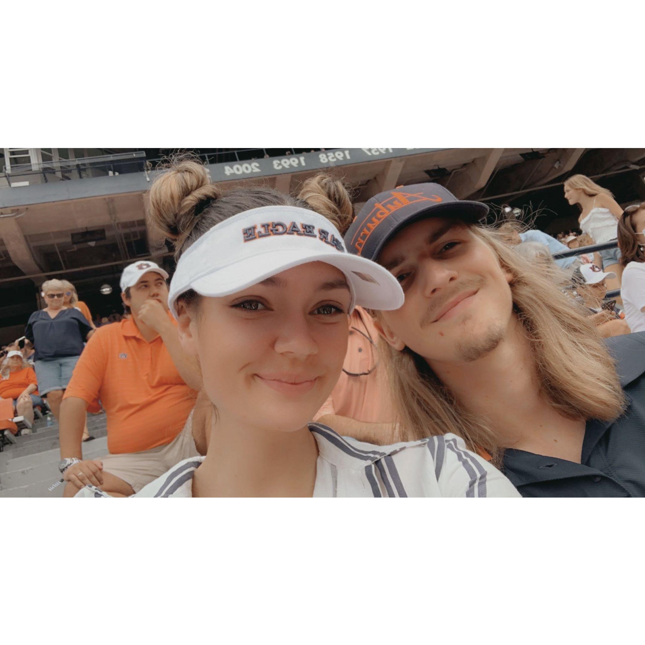 Our first Auburn football game!