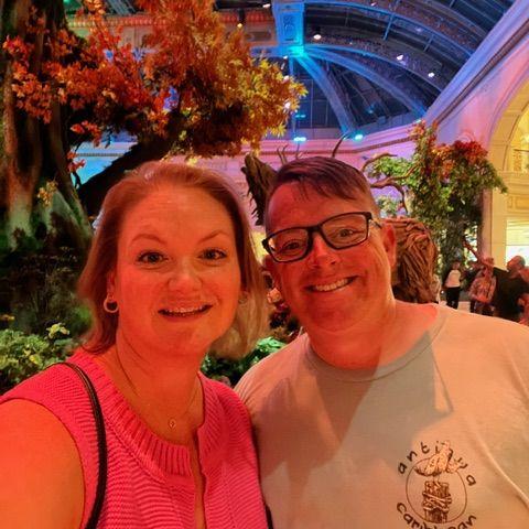 Exploring the Bellagio's Conservatory and Botanical Garden in Las Vegas in Oct 2024.