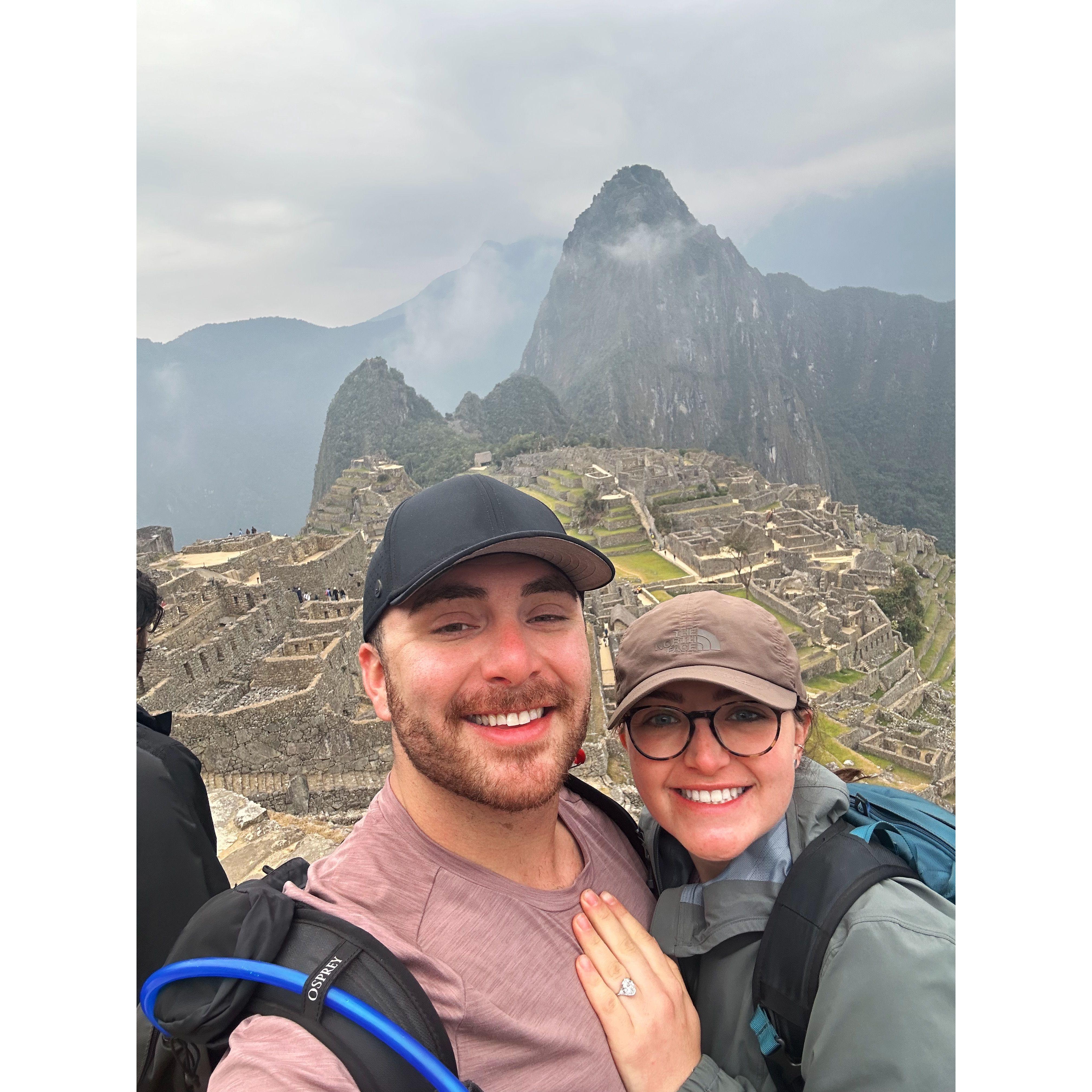 The day we got engaged!