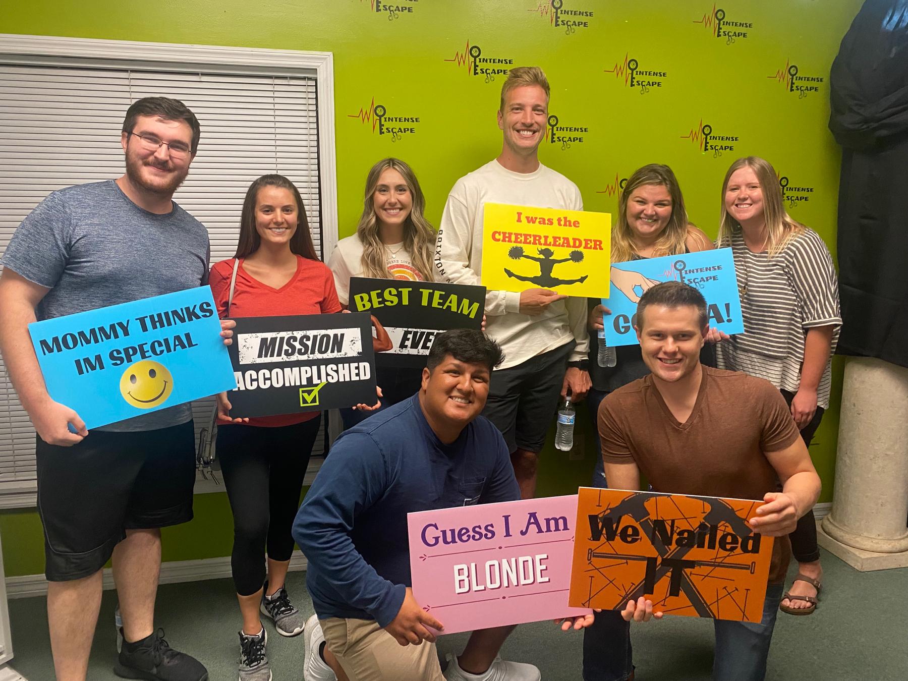 The day we officially started dating & by far the scariest escape room that either of us have ever done!