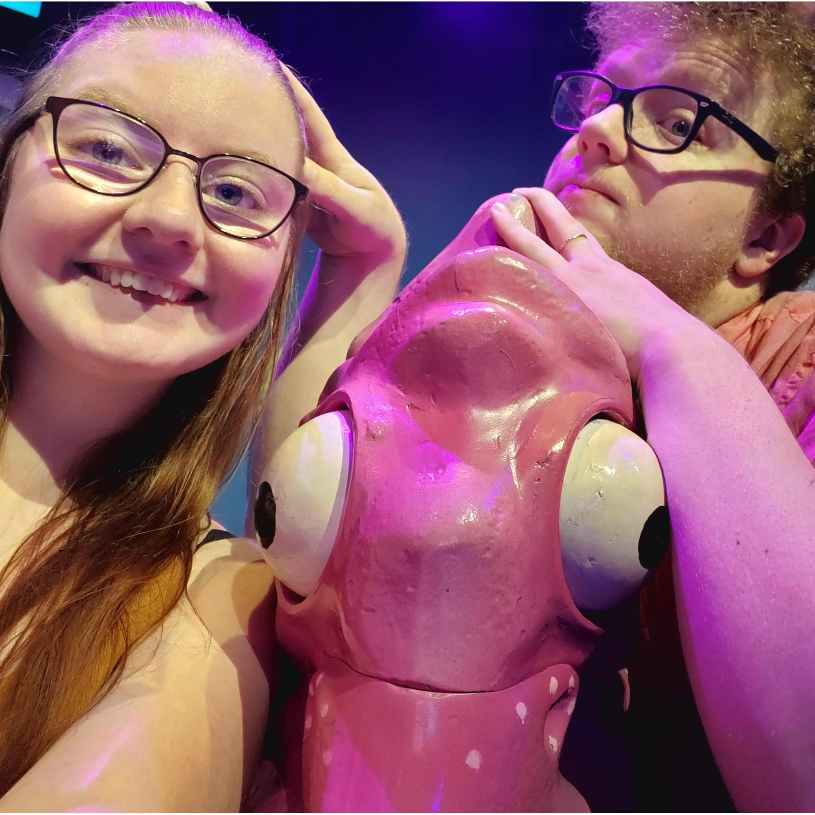 A fun date we had at the aquarium!
