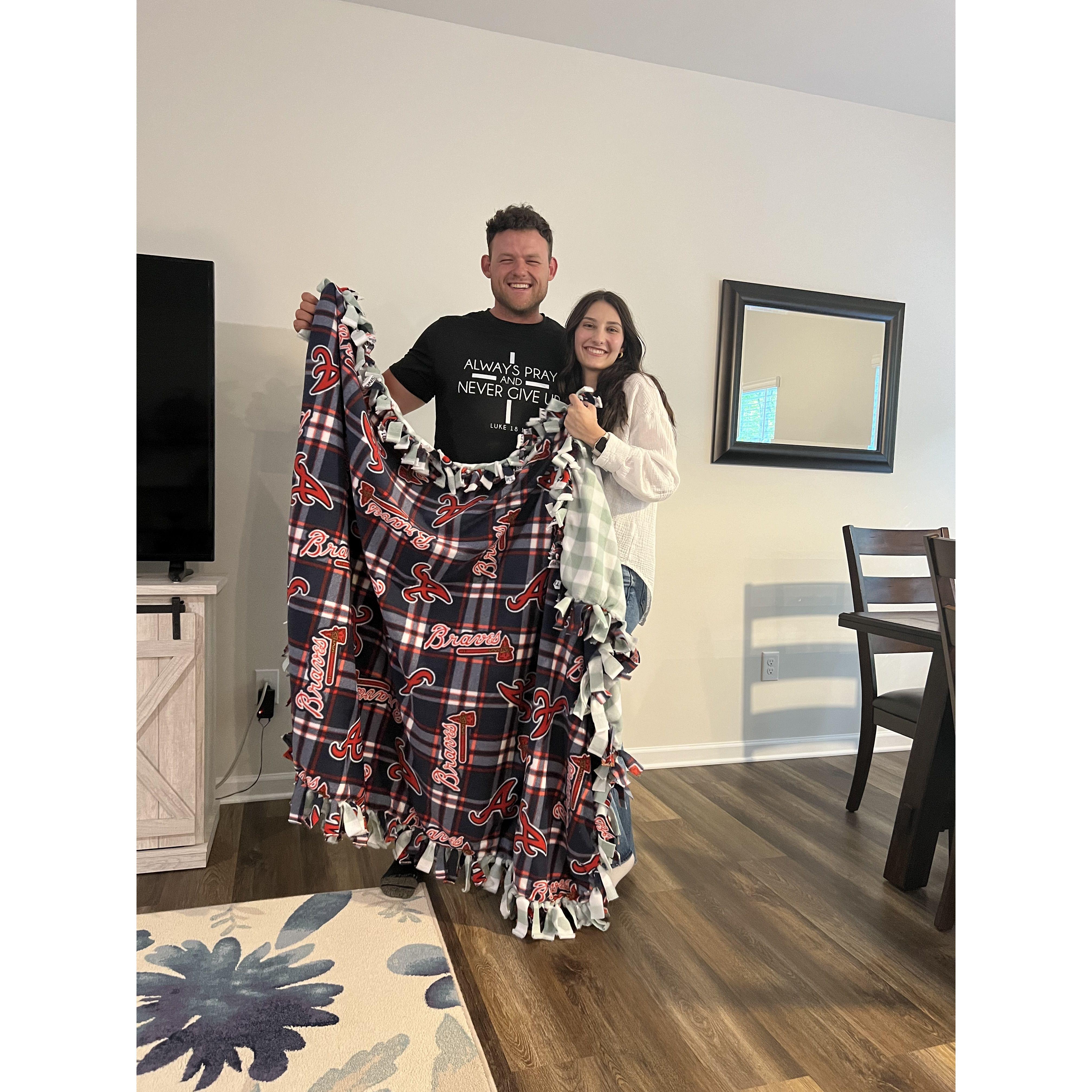 we made a blanket