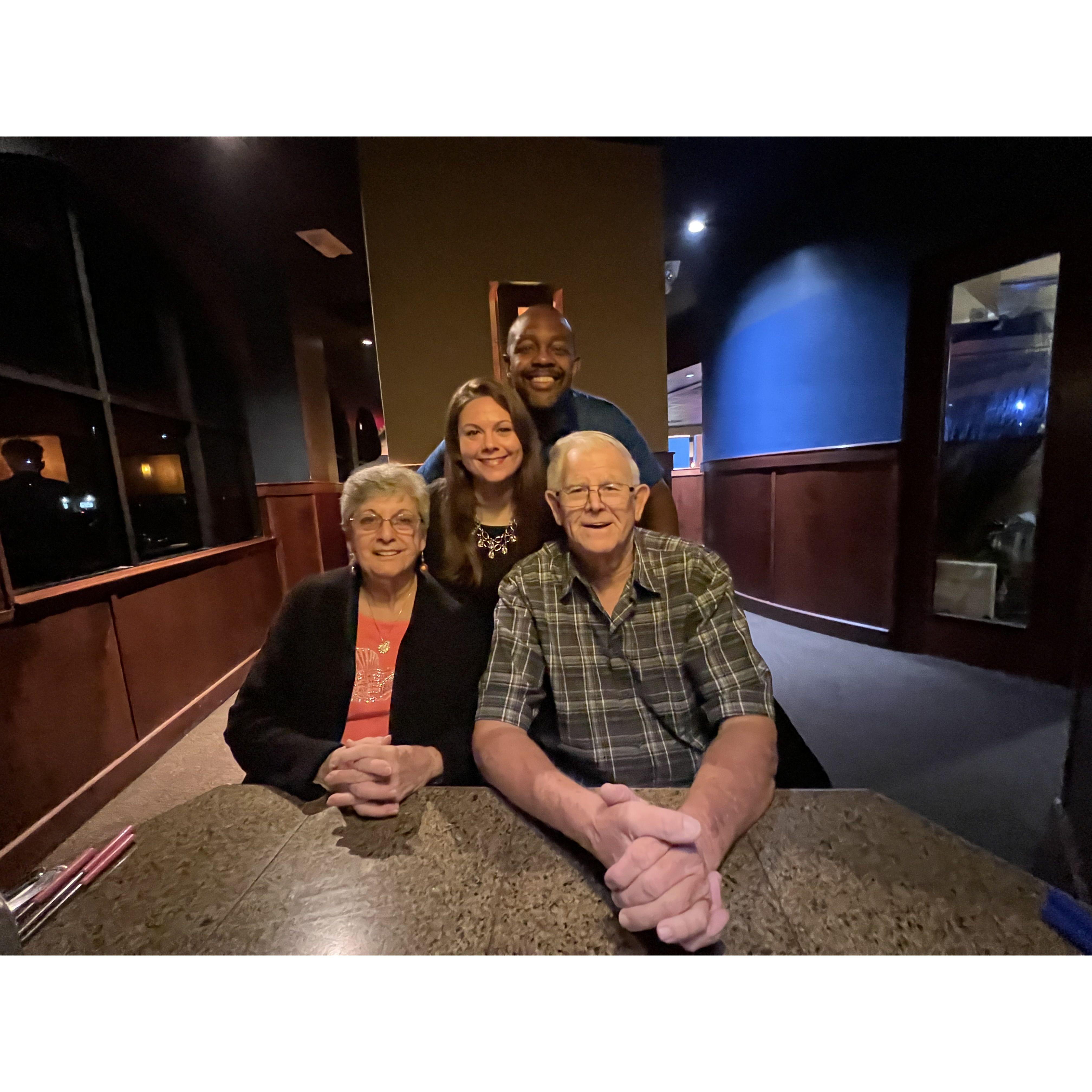 Meeting the parents at Melting Pot