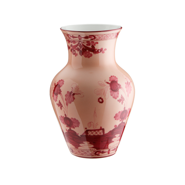 Small Ming Vase Oriente Italiano VermiglioOriente Italiano