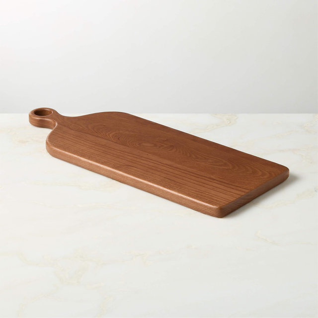 Personalized Arlo Rectangular Ash Wood Serving Board 20"